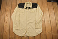 Vintage 1990s JC Penny Blank Button Up Shirt  1990s Button Up  Vintage Flannel  Basic Button Up