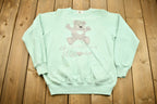 Vintage 1980s "My Heart Is In Wisconsin" Raglan Crewneck /