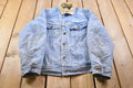 Vintage 1980s Lee Riveted Blanket Lined Jean Jacket