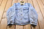 Vintage 1980s Lee Riveted Blanket Lined Jean Jacket
