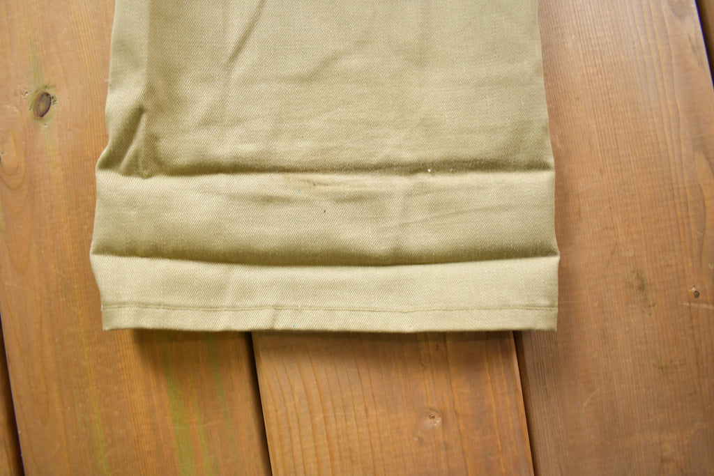Vintage 1980s Khaki Pants Size 28 x 36