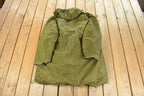 Vintage 1983 Military Hooded Parka Jacket Men's Large