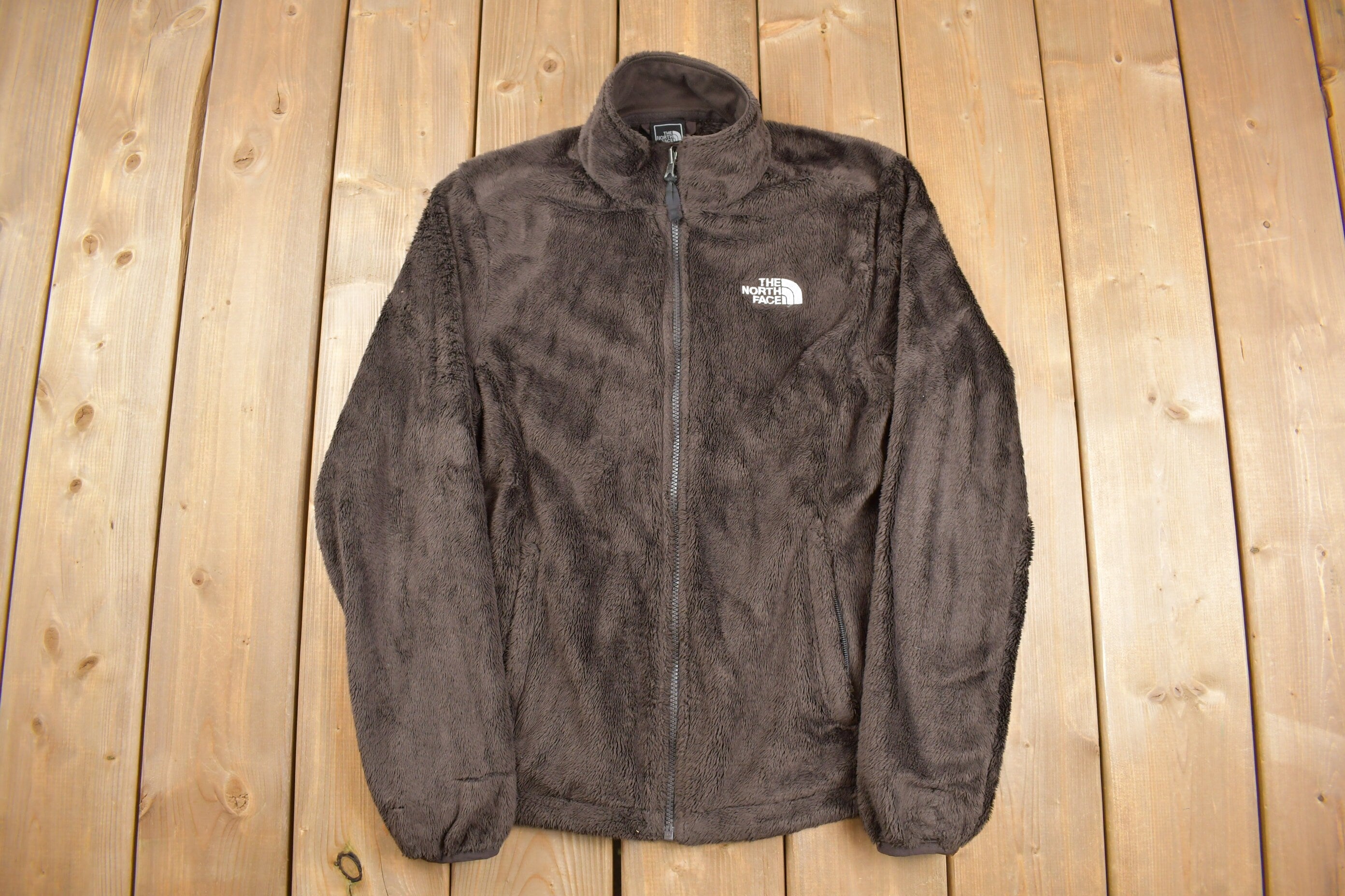 Vintage 1990s North Face Zip Up Fleece Sweater / Outdoorsman / 90s Sweater / Women's Streetwear / Hiking / Fleece Zip up