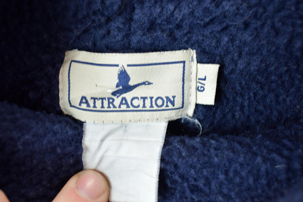 Vintage 1990s Whistler Canada Polar Bear Super Heavy Mock Neck Sweatshirt