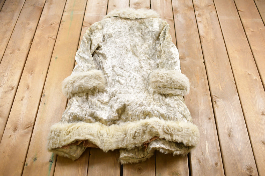 Vintage 1960s Double Breasted Fur Coat