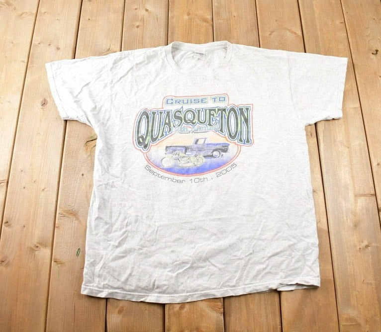 Vintage 2005 Cruise To Quasqueton Make A Wish Souvenir Travel T Shirt Size XL