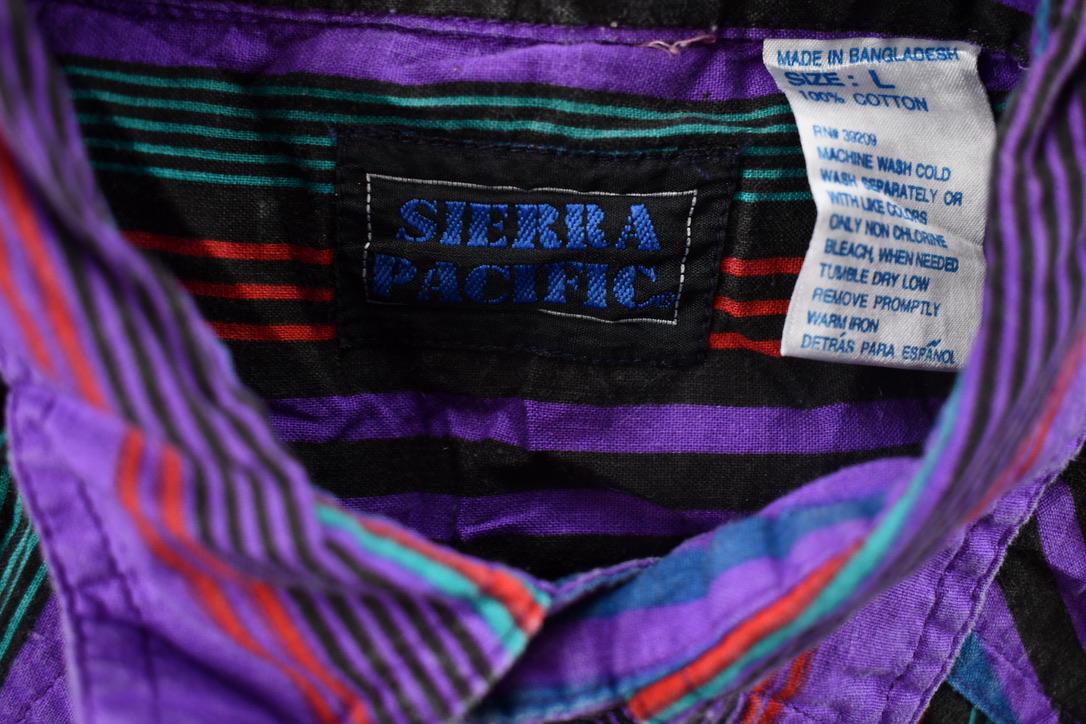 Vintage 2000s Sierra Pacific Western Pattern Button Up Shirt