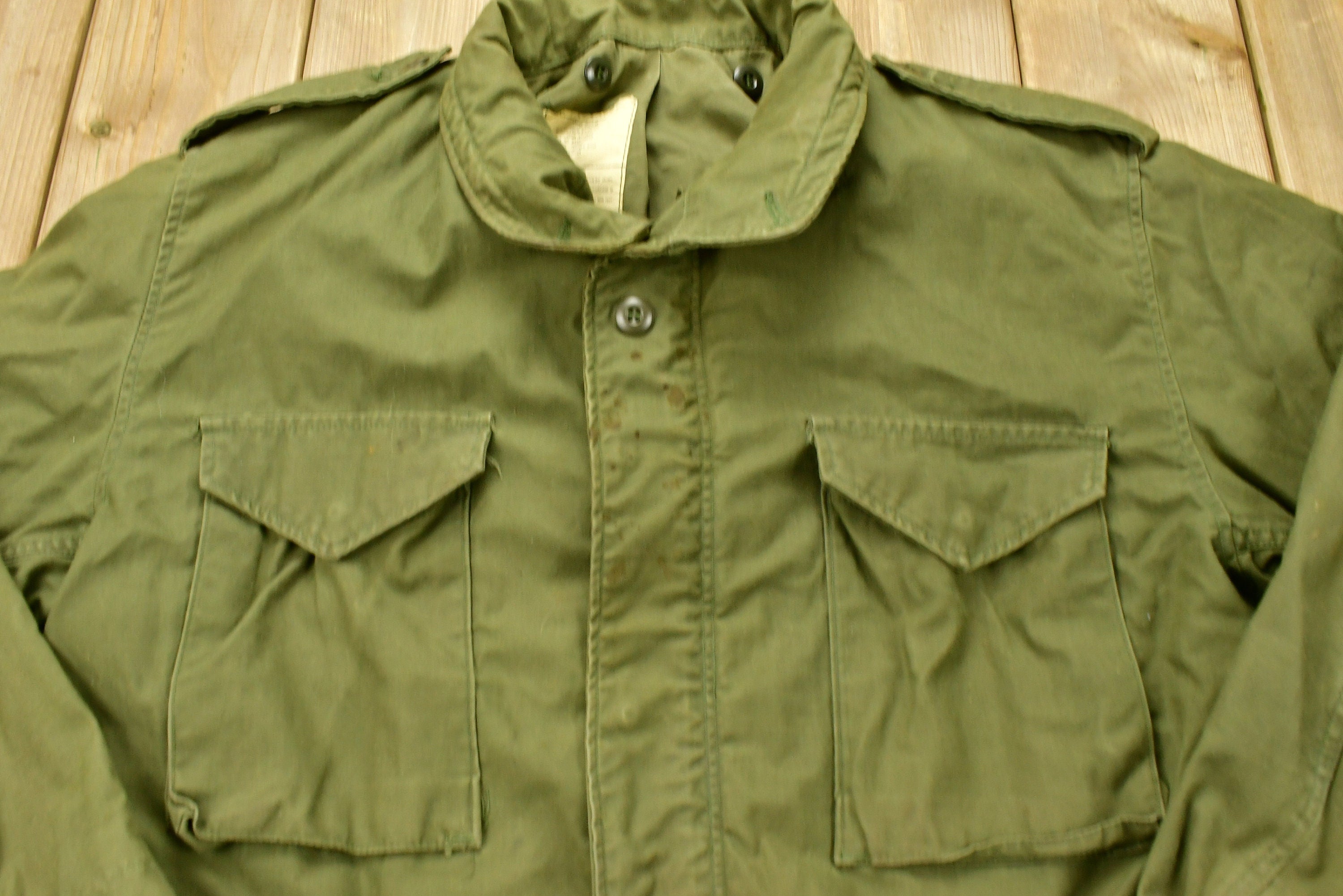 Vintage 1981 Military Jacket /