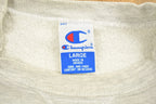 Vintage 1990s Champion Blank Grey Crewneck Sweatshirt