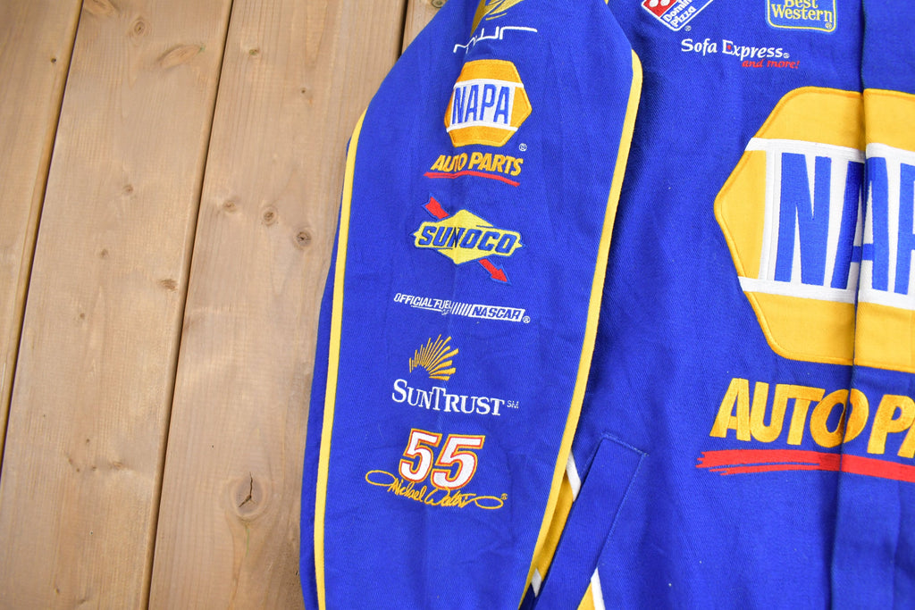 Vintage 1990s Chase Authentics Napa Auto Parts Nascar Racing Jacket