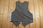 Vintage 1990s Farm Barnyard Scene Embroidered Denim Vest