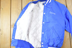 Vintage 1980s Holloway YMCA Personal Embroidered Name Lined Varsity Letterman Jacket