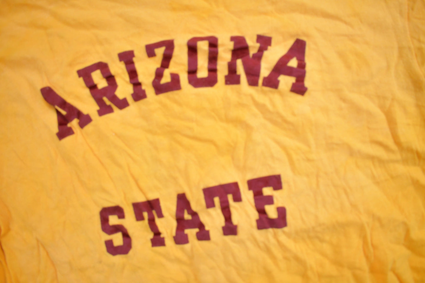 Vintage 1980s Arizona State University Collegiate Champion T-Shirt / Vintage Champion / Single Stitch / Americana / Made In USA