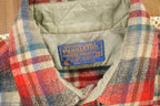 Vintage 1970s Pendleton Shadow Plaid Button Up Board Shirt