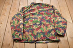Vintage 1990s Alpenflage Camo Canvas Jacket