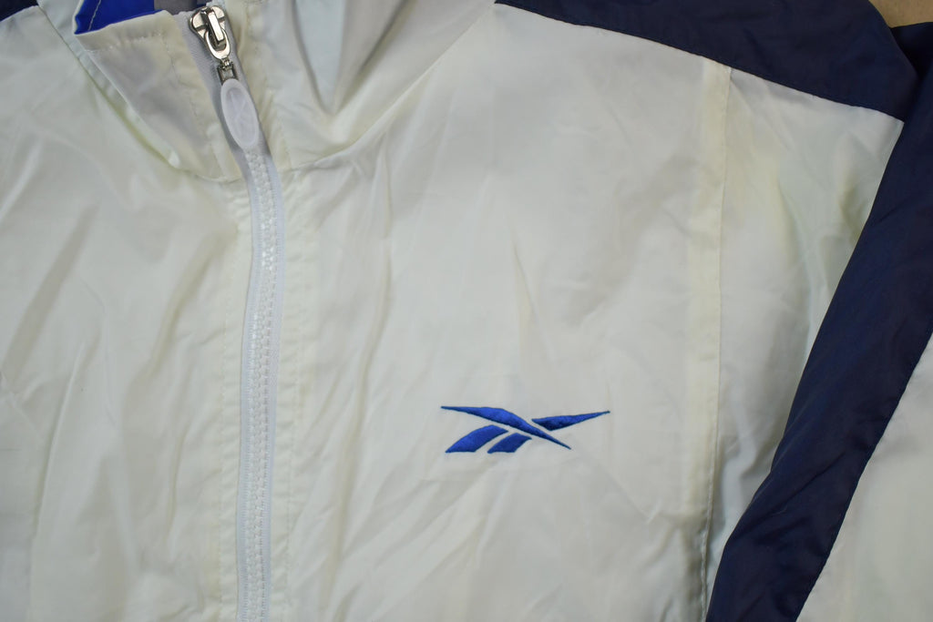 Vintage 1990s Reebok Windbreaker Full Zip Jacket
