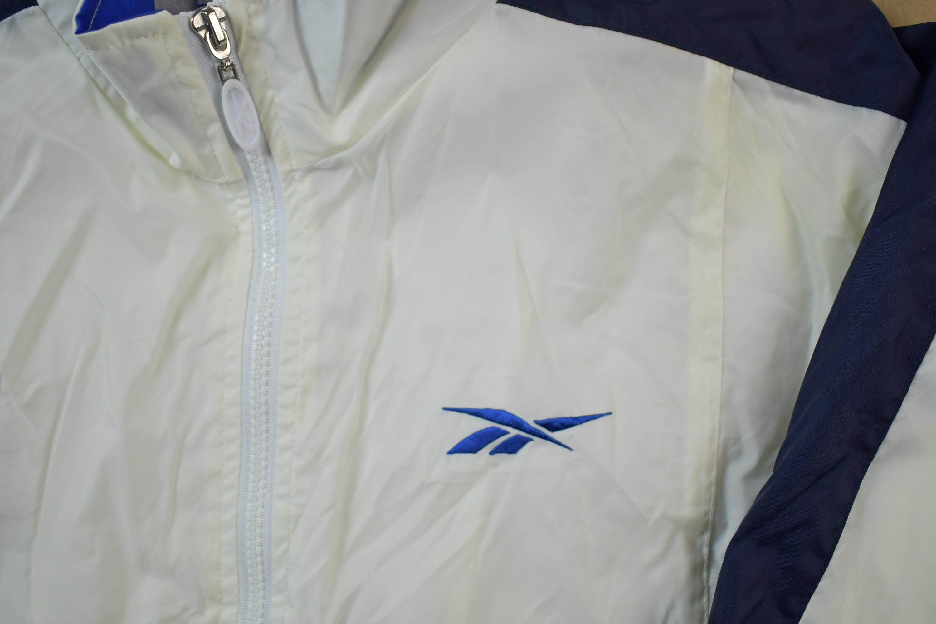 Vintage 1990s Reebok Windbreaker Full Zip Jacket