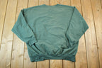 Vintage 1990s Thunderbird Fox Outdoorsman Crewneck Sweatshirt  Embroidered  Nature Sweater  Animal Sweater