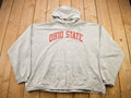 Vintage 1990s Ohio State University Buckeyes Collegiate Hoodie / NCAA Sweatshirt / Sportswear / Americana / Made In USA
