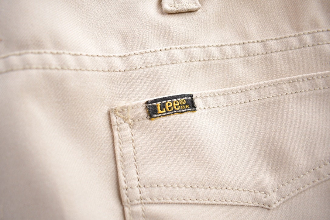 Vintage 1980s Lee Slacks Made In USA Size 38x30