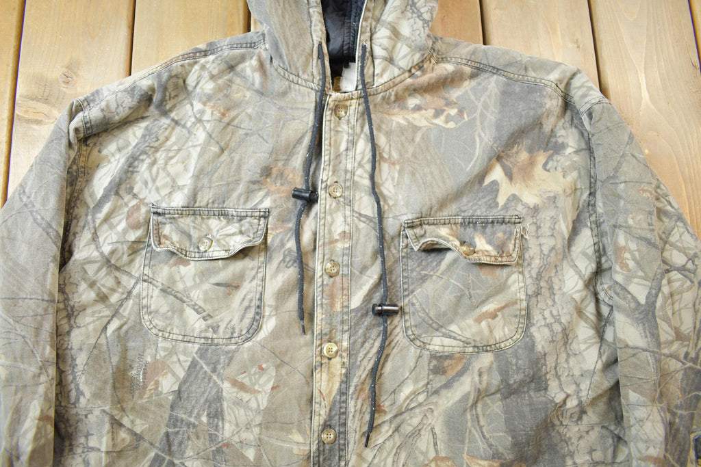 Vintage 1990s DuxBak RealTree Lined Hoodie Jacket