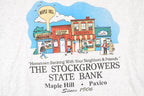Vintage 1990s Stockgrowers State Bank Souvenir Travel T-Shirt Men's M
