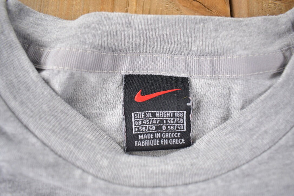 Vintage 1997 Nike Embroidered Mini Swoosh T-Shirt Size XL
