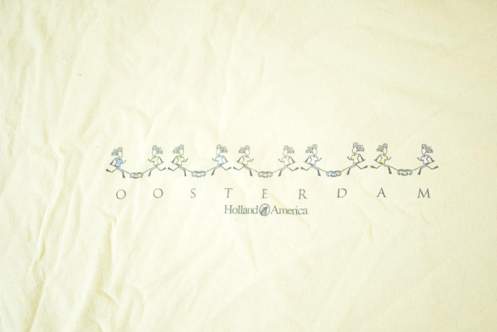 Vintage 1990s OOSterdam Holland America Souvenir T-Shirt Mens XL