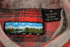 Vintage 1990s Sandy River Plaid Flannel Button Up Shirt