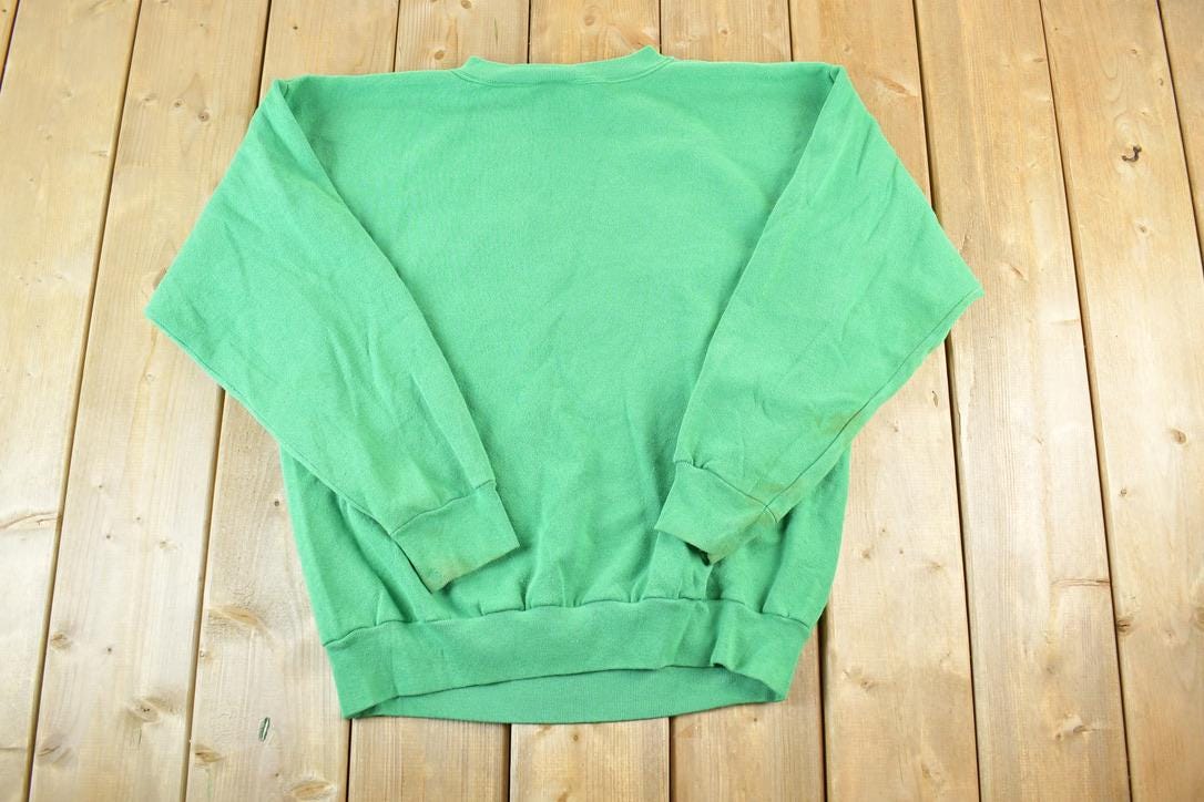 Vintage 1980s MBC Cute Christmas Bunnies Crewneck Baking Sweater  Made In USA 90s Crewneck  Grandma Sweater  Streetwear