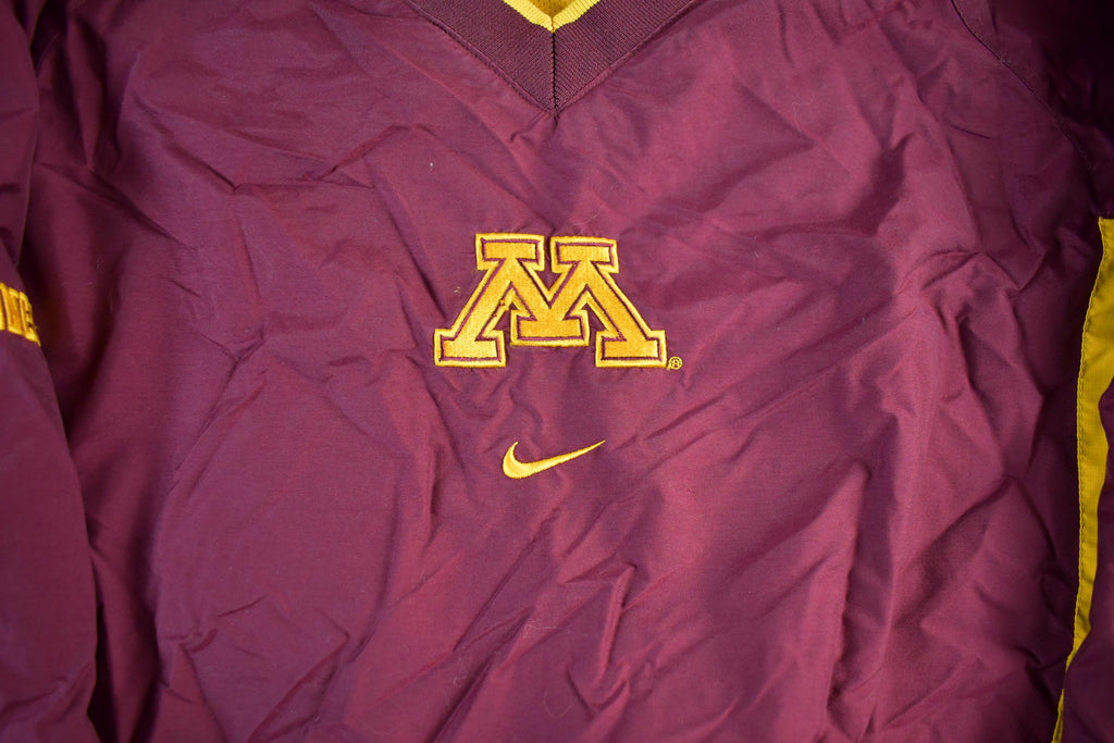 Vintage 1990s University of Minnesota Collegiate Pullover Windbreaker Men's 2XL