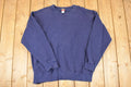 Vintage 1990s Pro Spirit Navy Blank Crewneck Sweatshirt Mens XL
