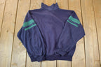 Vintage 1990s Puma Full Zip Mock Neck Sweatshirt