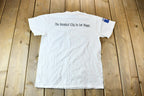 Vintage 1990s New York New York Hotel & Casino Las Vegas Nevada Souvenir Graphic T-Shirt