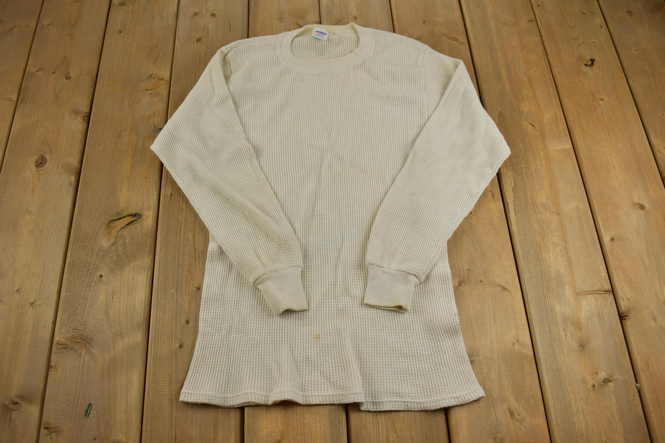 Vintage 1990s Wintermates Thermal Undershirt Made In USA