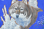Vintage 1990s Art Wolf Outdoorsman Crewneck Sweatshirt