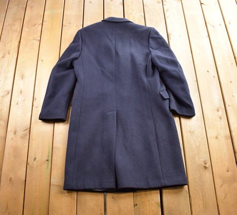 Vintage 1970s Gino Disegnatore 100% Wool Button Up Jacket Made In Canada