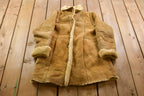 Vintage 1990s Isabella Bird Genuine Leather Jacket  Wool Lined  Leather Coat  Winter Outerwear  Streetwear Fashion  Suede Jacket