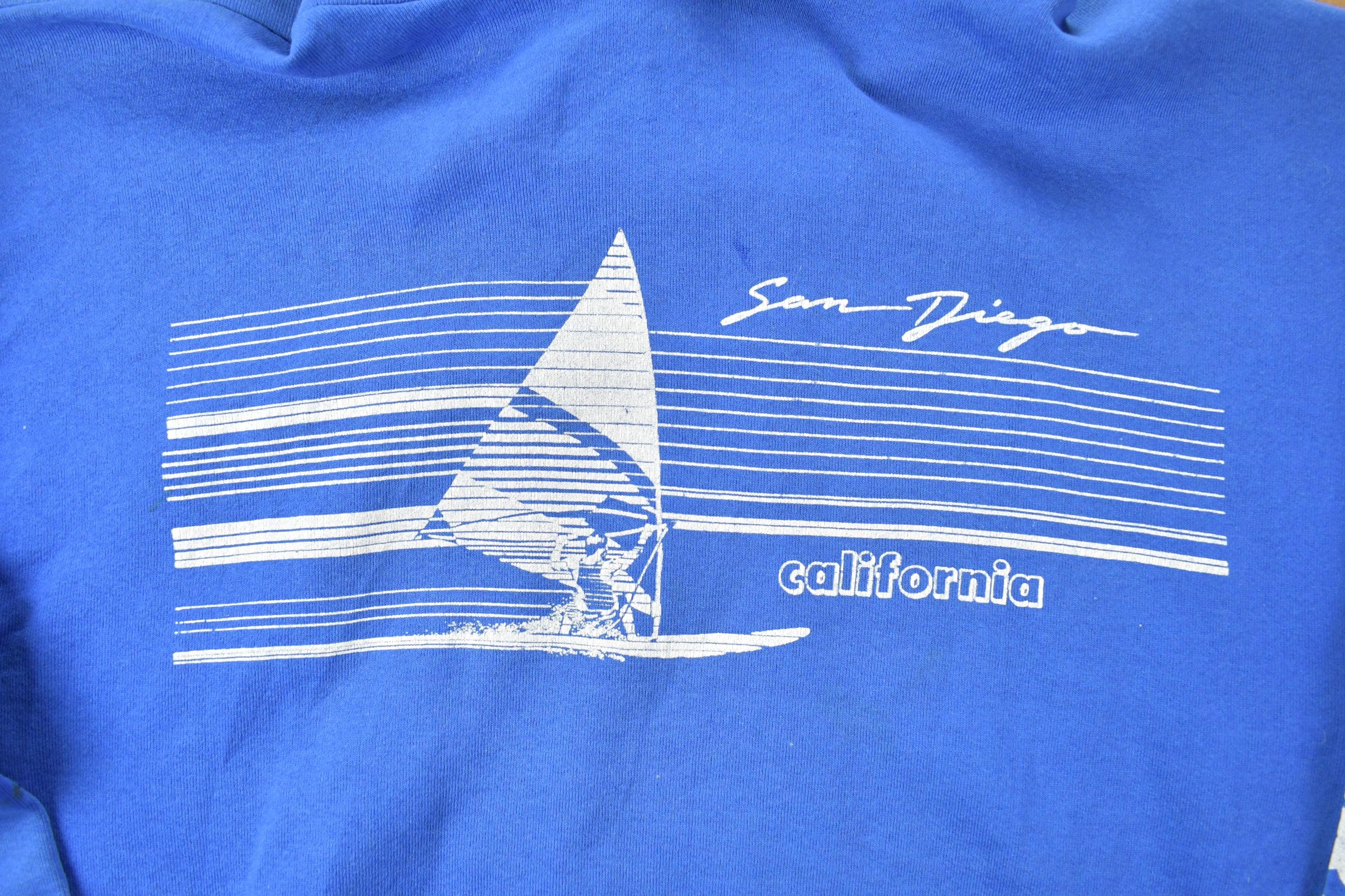 Vintage 1990s San Diego California Hoodie Sweatshirt