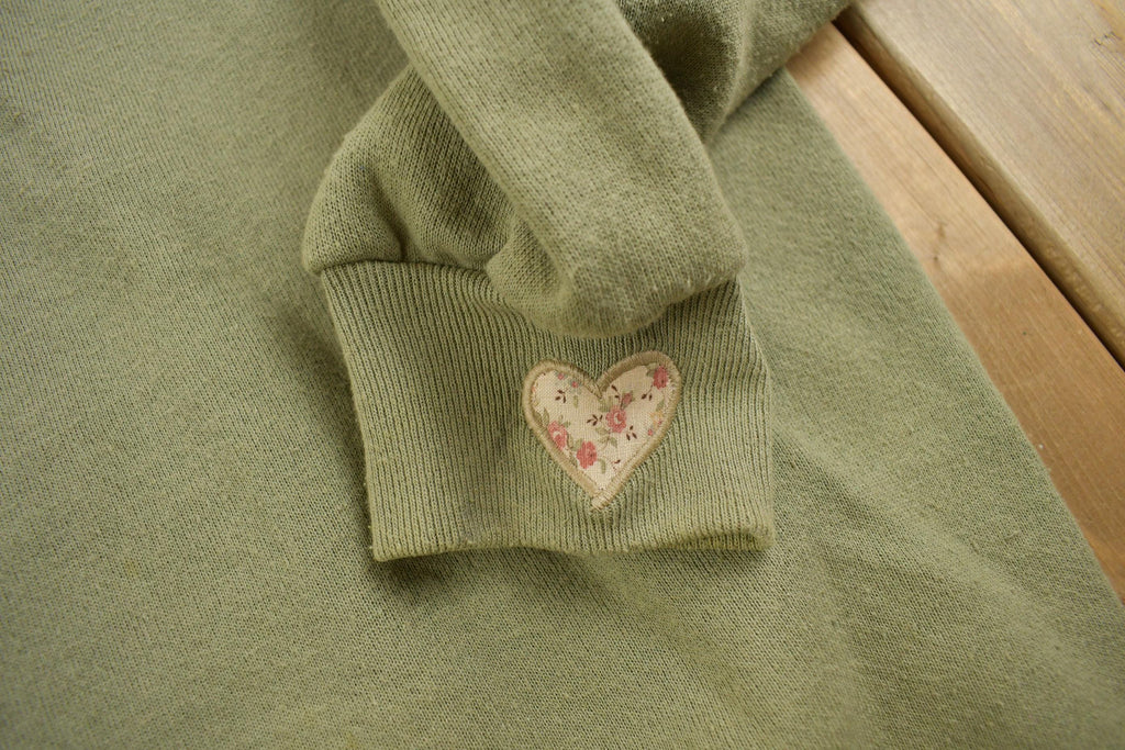 Vintage 1990s Cute Grandma Style Crewneck Sweater Made In USA