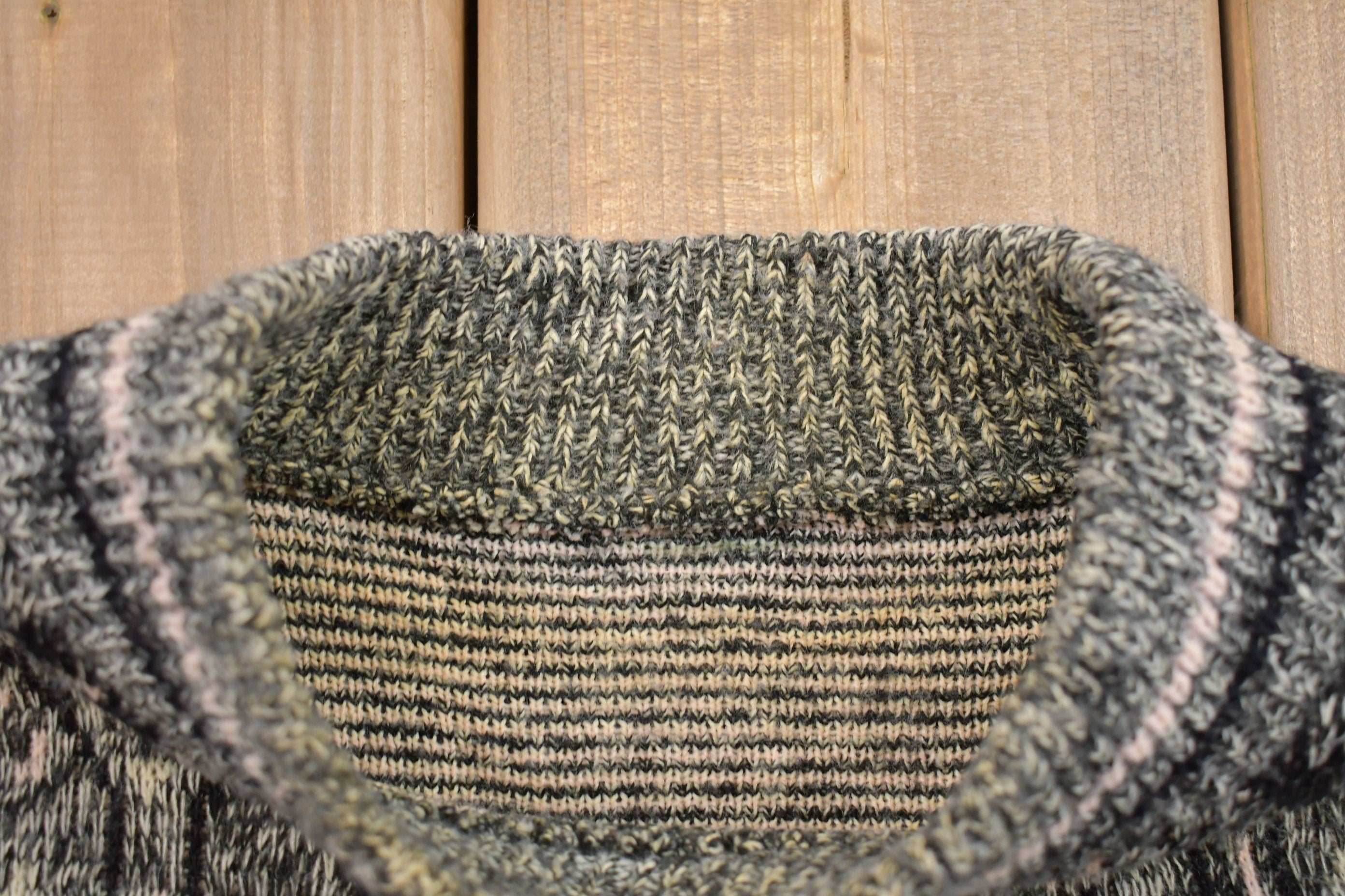 Vintage 1990s Abstract Knitted Sweater