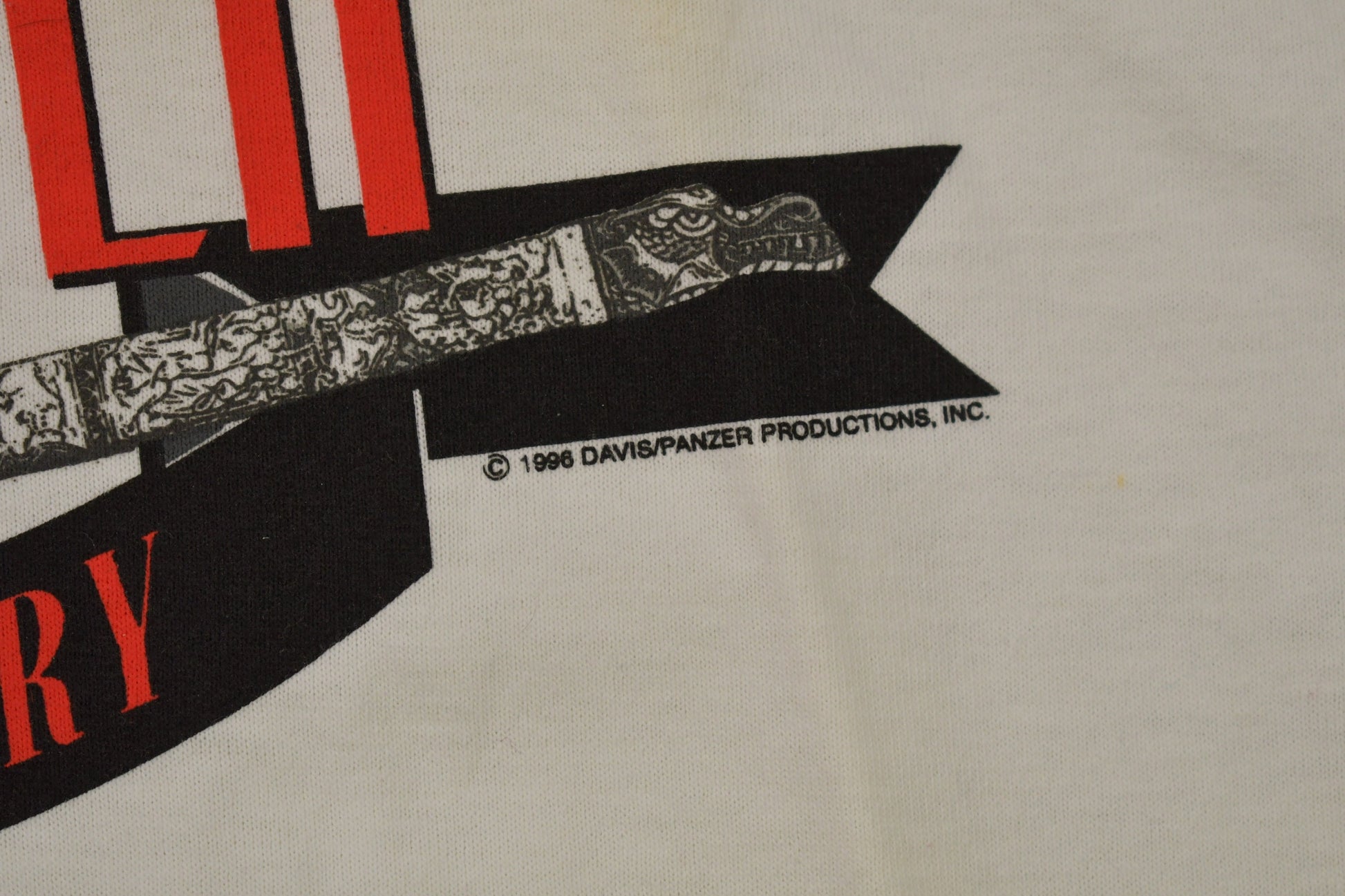 Vintage 1996 Highlander Movie Promo Graphic T-shirt