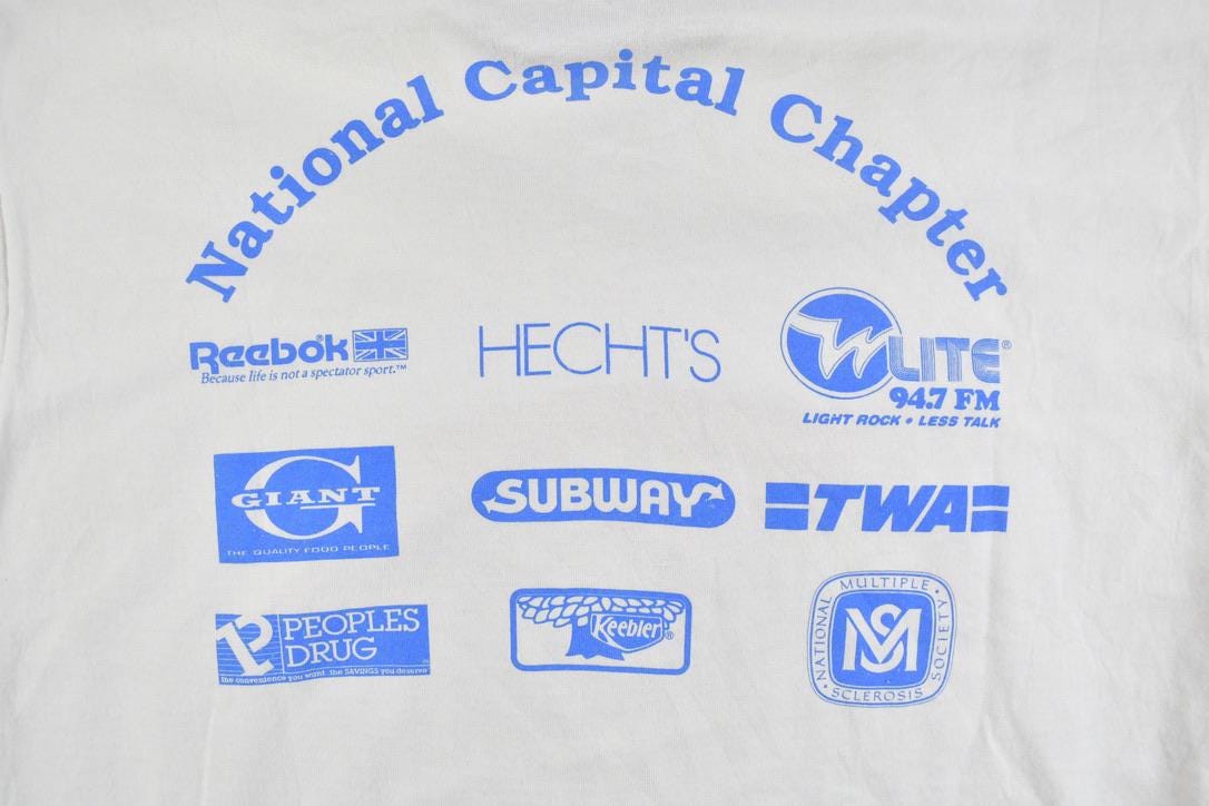 Vintage 1990s Super Cities MS Walk Souvenir T-Shirt
