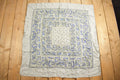 Vintage 1980s Grey Abstract Paisley Print Scarf