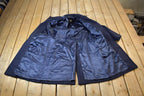 Vintage 1980s Promenade Wool Button Up Over Coat Made In USA