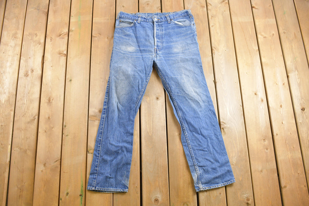 Vintage 1990s Levi's Leather Tab Jeans Size 34 x 31