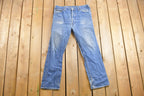 Vintage 1990s Levi's Leather Tab Jeans Size 34 x 31