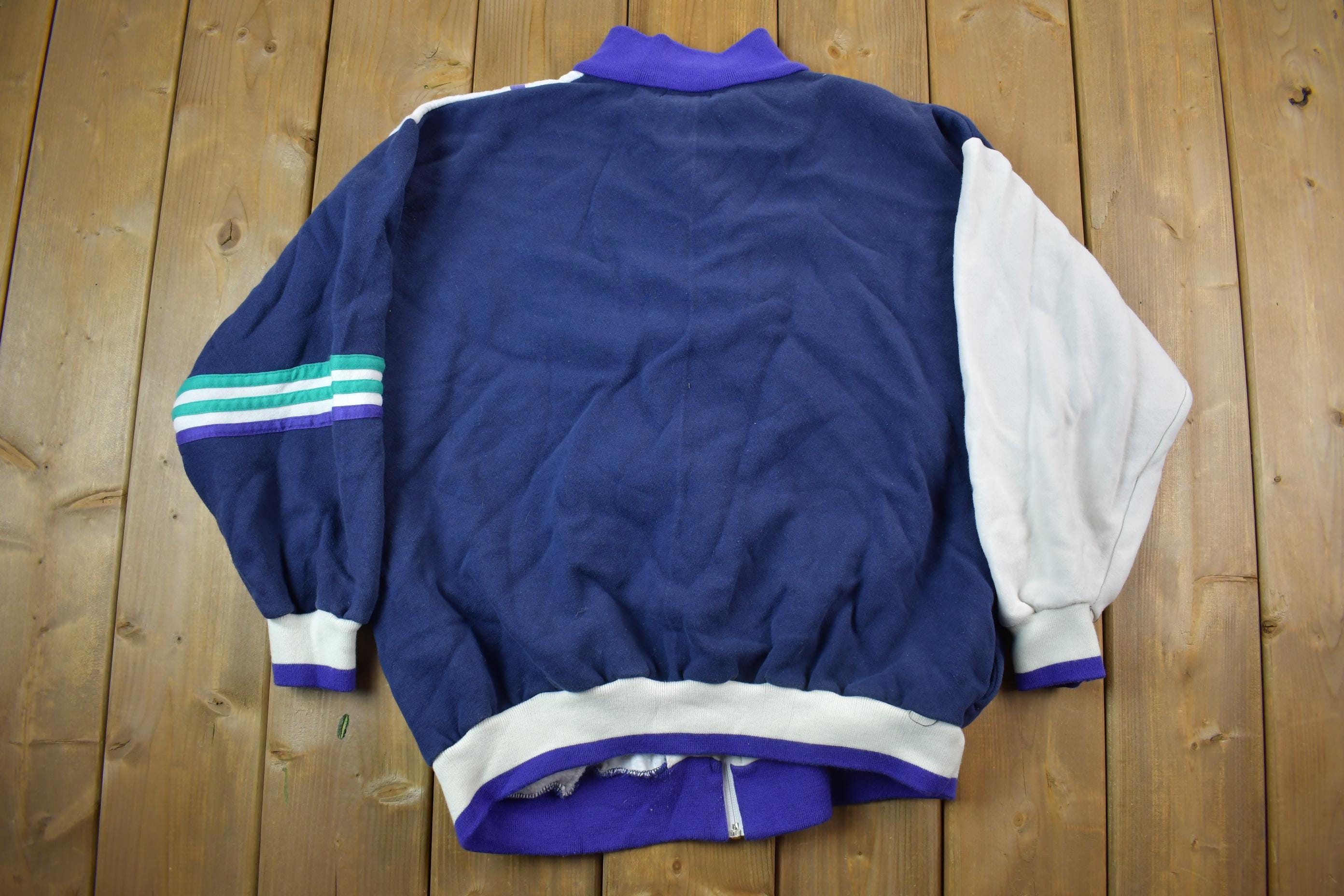 Vintage 1990s Quarter Zip Sport Crewneck Sweatshirt
