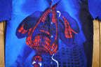 Vintage 2002 Spiderman All Over Print Button Up T-Shirt