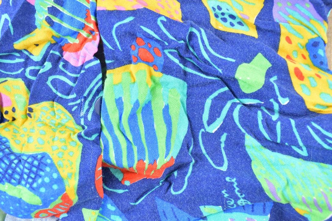 Vintage 1980s Hawaiian Button Up Shirt